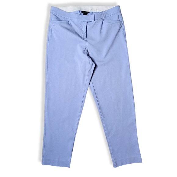 Lane Bryant Casual Stretch Pants Ankle Cropped - size 14 - Light Blue
